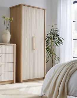 Peyton Ready Assembled 2 Door Wardrobe