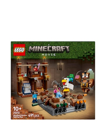 LEGO Minecraft Woodland Mansion Fighting Ring Gamer Toy with Mob Figures 21272