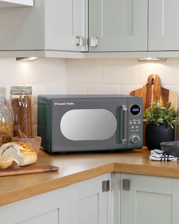 Russell Hobbs RHM2044G Retro 20 Litre Grey Digital Microwave