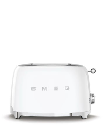 Smeg TSF01 2 Slice White Toaster