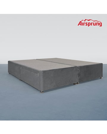 Airsprung Velvet Divan Base with 2 Drawers