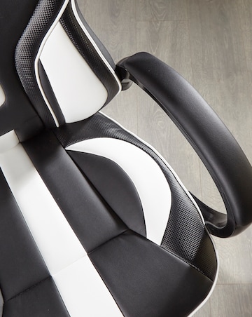 X Rocker Maverick Office Gaming Chair - Black/White