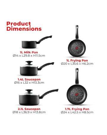 Tower Smart Start Classic 5pc Cookware Set