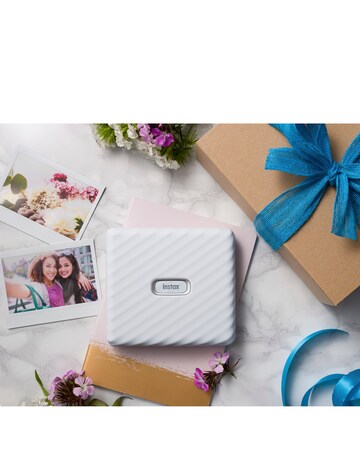 Fujifilm Instax Link Wide Printer with 40 Shot Film Pack - Ash White