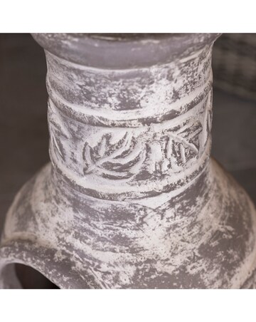 Charles Bentley Acopulco Grey Clay Chiminea
