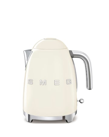 Smeg Kettle and 4 Slice Toaster Cream