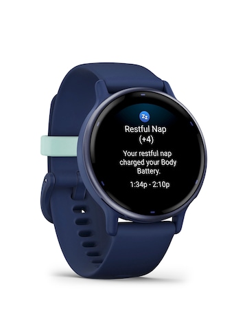 Garmin Vivoactive 5 Smart Watch - Navy with SIlicone Band