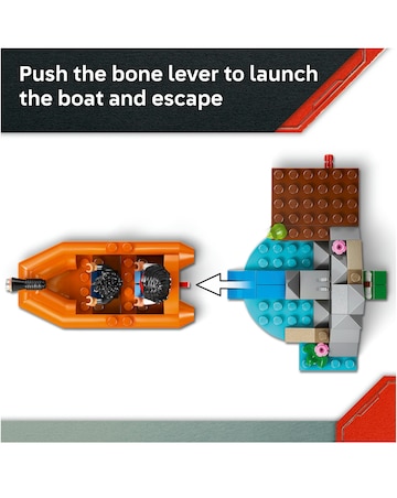 LEGO Jurassic World T. rex River Escape Dinosaur Figure Building Set 76975