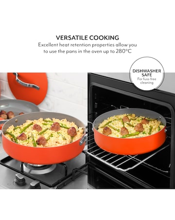 Sur La Table 4 Piece Pan Set Orange