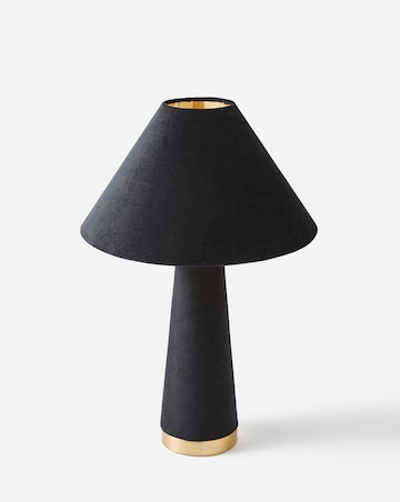 Joanna Hope Black Velvet Table Lamp