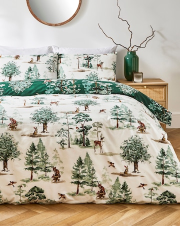 Woodland Scene Duvet Cover Set
