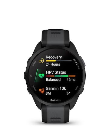 Garmin Forerunner 165 Smart Watch - Black & Slate Grey