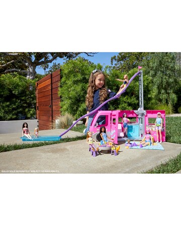 Barbie Dream Camper Vehicle Playset with 60 Accessories