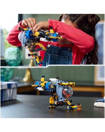 LEGO Technic Deep-Sea Research Submarine Toy Set for Kids 42201