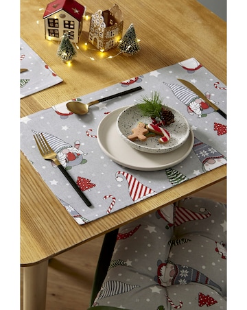 Christmas Gnomes 4 Pack Placemats