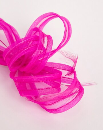Fuchsia Bow Clip Fascinator