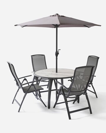 Havana Painted 1.2m Reclining Dining Set