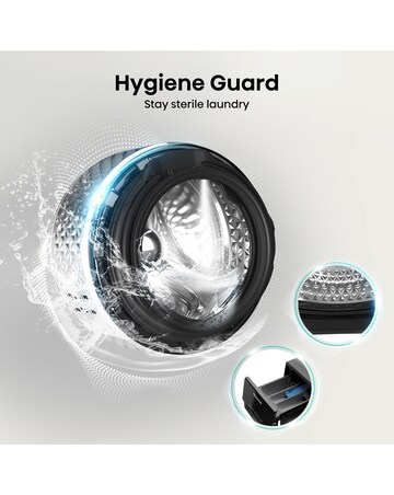 Hisense 3S Series WD3S8043BB3 WiFi-enabled 8kg Washer Dryer - Black