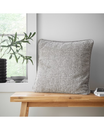 Catherine Lansfield Plain Chenille Cushion