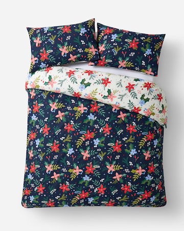 Noelle Christmas Floral Duvet Cover Set