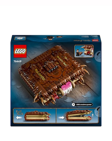 LEGO Harry Potter Chomping Monster Book of Monsters, Wizard Toy 76449