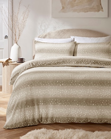 Snow Leopard Fur Printed Duvet Cover Set