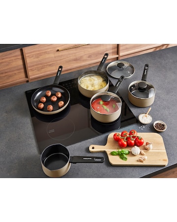 Morphy Richards Recycled Aluminium Cream 5 Piece Pan Set