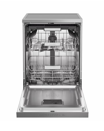 Hotpoint Maxi Space H7FHP43XUK Full Size Dishwasher 15 Place Silver + Install
