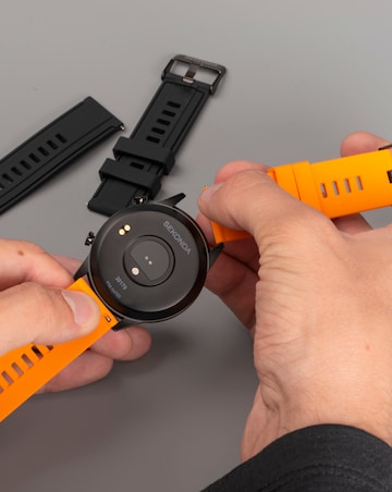 Sekonda Active Plus 45mm Black Rubber Dual Strap Smart Watch