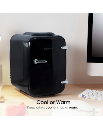 Abode Retro A4CLR201B Mini Cooler and Warmer - Black