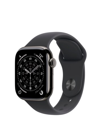 Apple Watch Series 11 GPS 42mm - Jet Black Aluminium/Black Sport Band - M/L