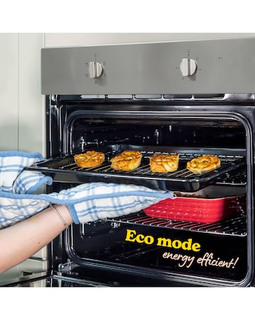 Russell Hobbs RHFEO7004SS 70L Built-In Single Electric Fan Oven - Silver