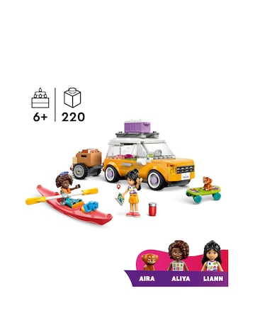 LEGO Friends Friendship Road-Trip Travel Car Building Set, Vehicle Playset 42659