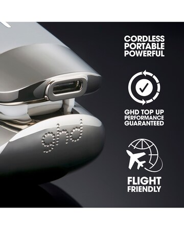 GHD Unplugged Cordless Hair Straightener in White