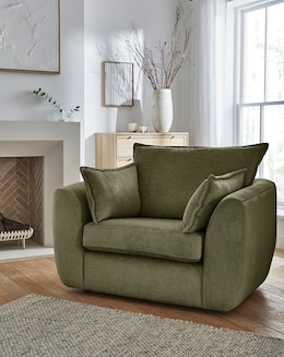 Finch Chenille Snuggle Chair