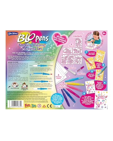 BLOPENS Sparkling Unicorn Activity Set
