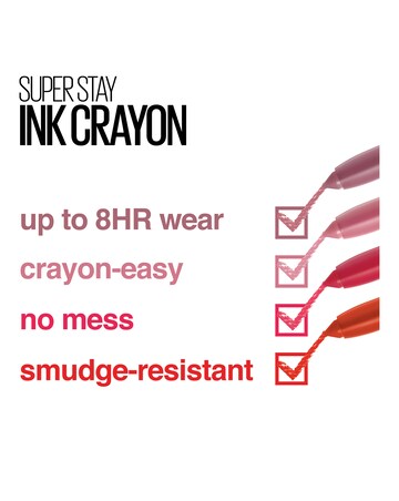 Maybelline Superstay Matte Ink Crayon Lipstick - 15 Lead The Way