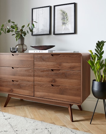 Oslo 6 Drawer Wide Chest