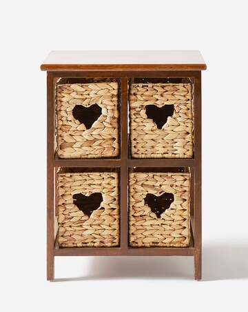 Hyacinth Hearts 4 Drawer Square Unit