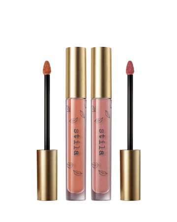 Stila Kisses Make Me Happy Stay All Day Lipstick Petal & Peach.Worth 42GBP