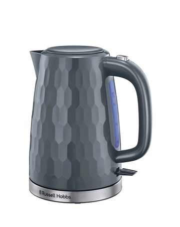 Russell Hobbs 26053 Textured Honeycomb Grey Kettle