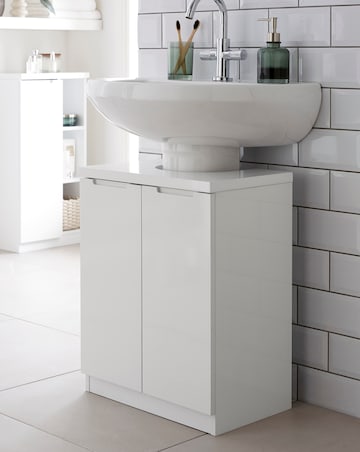 Hopton High Gloss Underbasin Cupboard