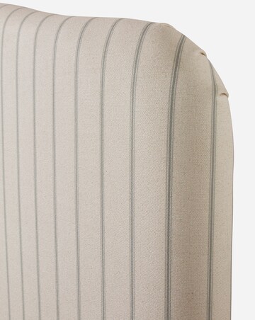 Julipa Everly Stripe Bed Frame with 3 Layer Memory Foam Hybrid Mattress