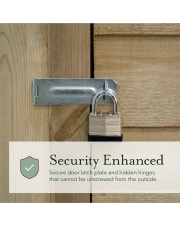 4LIFE Apex Shed 4x6 - Single Door - 1 Window (Home Delivery)