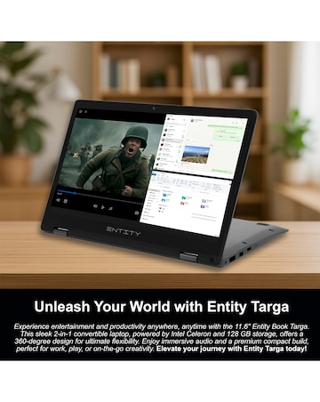 Entity 11.6in Targa Intel N4020 4GB 128GB Windows 11 Laptop