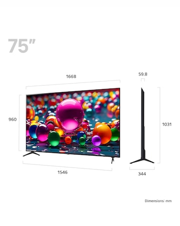 LG 75UA75006LA 75in 4K Ultra HD Smart TV