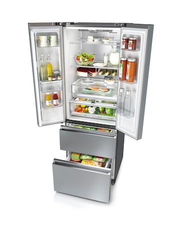 Hisense RF632N4WIE Fridge Freezer - Stainless Steel E Rated