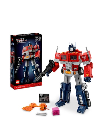 LEGO Icons Optimus Prime, Transformers Robot Model Set 10302