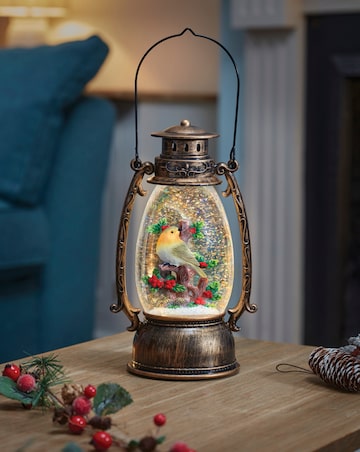 Three Kings Festive Robin Lantern