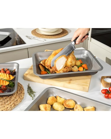 Salter 3 Piece Roaster & Meat Thermometer Bundle